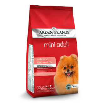 Arden Grange Mini Adult Fresh Chicken & Rice Сухой корм для взрослых собак маленьких пород со свежей курицей и рисом (6 кг)