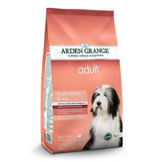 Arden Grange Adult Fresh Salmon & Rice Сухой гипоалергенный корм для взрослых собак со свежим лососем и рисом (2 кг)