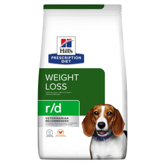 Hill's Prescription Diet r/d Weight Loss Сухой лечебный корм с курицей для собак при избыточном весе (1,5 кг)