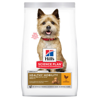Hill's Science Plan Healthy Mobility Small & Mini up to 10 kg Chicken Сухой корм с курицей для подвижности суставов собак маленьких пород (1,5 кг)