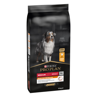 Purina Pro Plan Medium Everyday Nutrion Adult 1+ Chicken Сухой корм с курицей для собак средних пород (14+2,5 кг)