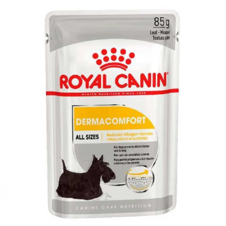 Royal Canin Dermacomfort Влажный корм для взрослых собак с чувствительной кожей склонной к раздражениям (85 г)