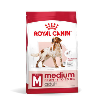 Royal Canin Medium Adult Сухой корм для собак средних пород в возрасте от 12 месяцев до 7 лет (15 кг)