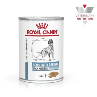 Royal Canin Veterinary Sensitivity Control Duck & Rice Loaf Консерва лечебная с уткой для собак с пищевой непереносимостью (410 г)