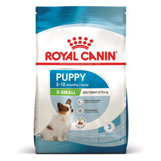 Royal Canin X-Small Puppy Сухой корм для щенков миниатюрных пород в возрасте от 2 до 10 месяцев (3 кг)