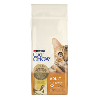 Purina Cat Chow Adult Rich in Chicken Сухой корм с курицей для взрослых котов (15 кг)