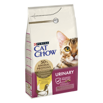 Purina Cat Chow Urinary Rich in Chicken Сухой корм с курицей для взрослых котов для поддержания здоровья мочевыделительной системы (1,5 кг)
