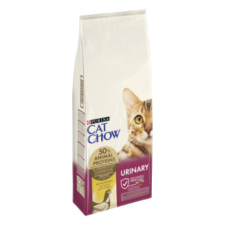Purina Cat Chow Urinary Rich in Chicken Сухой корм с курицей для взрослых котов для поддержания здоровья мочевыделительной системы (15 кг)