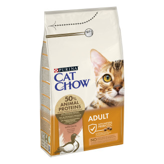 Purina Cat Chow Adult With Duck Сухой корм с уткой для взрослых котов (1,5 кг)