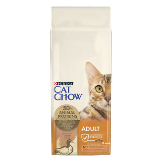 Purina Cat Chow Adult With Duck Сухой корм с уткой для взрослых котов (15 кг)