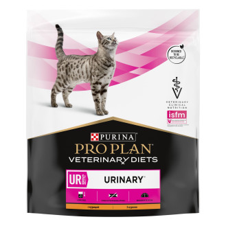 Purina Pro Plan Veterinary Diets UR Urinary St/Ox Complex Сухой лечебный корм для котов для растворения и снижения образования струвитных камней (350 г)