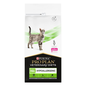 Purina Pro Plan Veterinary Diets HA Hypoallergenic Сухой лечебный корм для котов с пищевой аллергией (1,3 кг)