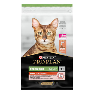 Purina Pro Plan Sterilised Adult 1+ Vital Functions Salmon Сухой корм с лососем для поддержания здоровья стерилизованных кошек (1,5 кг)