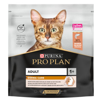 Purina Pro Plan Elegant Adult 1+ Salmon Сухой корм с лососем для кошек с чувствительной кожей (400 г)