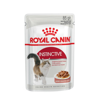 Royal Canin Instinctive Gravy Влажный корм в соусе для взрослых котов и кошек в возрасте до 7 лет (85 г)
