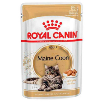 Royal Canin Maine Coon Adult Влажный корм в соусе для взрослых котов и кошек породы Мейн Кун (85 г)
