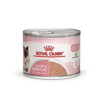 Royal Canin Mother & Babycat Mousse Консерва-мусс для котят в возрасте до 4 месяцев и беременных или кормящих кошек (195 г)