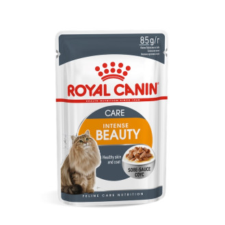 Royal Canin Intense Beauty Gravy Влажный корм в соусе для поддержания здоровья кожи и красоты шерсти взрослых кошек (85 г)