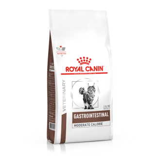 Royal Canin Veterinary Gastrointestinal Moderate Calorie s/o index Сухой лечебный низкокалорийный корм для взрослых кошек при нарушениях пищеварения (2 кг)