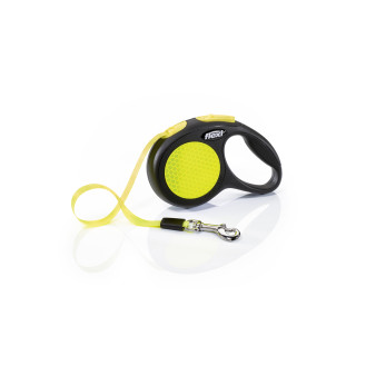 Flexi New Neon XS Tape лента 3 m Поводок-рулетка для собак маленьких пород весом до 12 кг  (Neon)