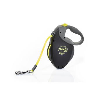 Flexi Giant L Tape лента 8 m Поводок-рулетка для собак крупных пород весом до 50 кг  (Neon)