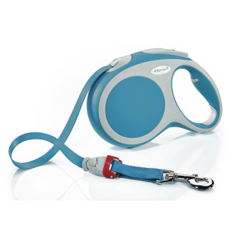 Flexi Vario M Tape лента 5 m Поводок-рулетка для собак средних пород весом до 25 кг  (Turcuoise)