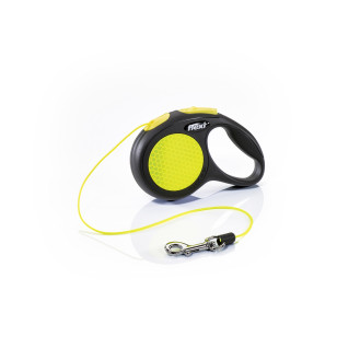 Flexi New Neon XS Cord трос 3 m Поводок-рулетка для собак миниатюрных пород весом до 8 кг  (Neon)