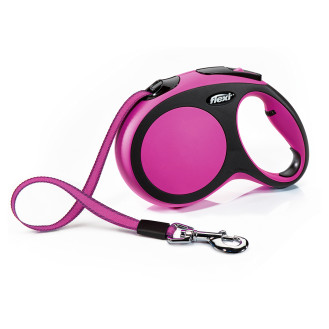 Flexi New Comfort L Tape лента 5 m Поводок-рулетка для собак гигантских пород весом до 60 кг  (Pink)