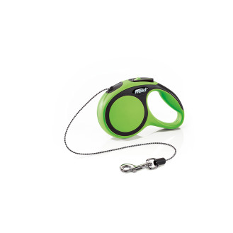 Flexi New Comfort XS Cord трос 3 m Поводок-рулетка для собак миниатюрных пород весом до 8 кг  (Green)
