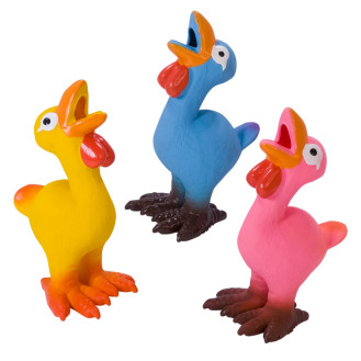 Nobby Latex Игрушка для собак ToyBox Петушок с пищалкой (13,5 см)