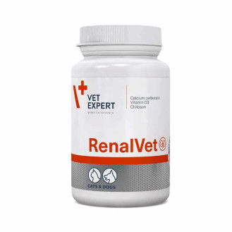 VetExpert RenalVet Комплексная добавка для взрослых собак и котов с хроническими заболеваниями почек (60 капсул)