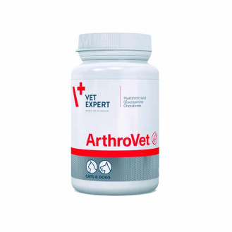 VetExpert ArthroVet Комплексная добавка для взрослых собак и котов с нарушениями функций опорно-двигательного аппарата (60 пігулок)