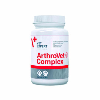 VetExpert ArthroVet Complex Усиленный комплекс для профилактики и лечения заболеваний суставов и хрящей у собак и котов (60 пігулок)