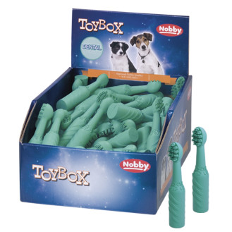 Nobby Dental Mint Игрушка для ухода за зубами собак ToyBox Зубная щетка со вкусом мяты (11,5 см)
