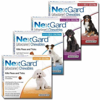 Boehringer Ingelheim NexGard Dogs Жевательные таблетки от блох и клещей для собак НексГард  (10-25 кг)