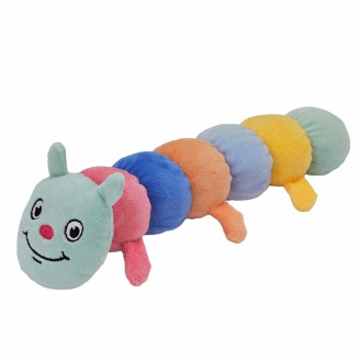 Nobby Plush Мягкая игрушка для средних собак Плюшевая Гусеница с пищалкой (25 см)