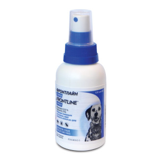 Boehringer Ingelheim Frontline Spray Инсектоакарицидный спрей от внешних паразитов для щенков и котят Фронтлайн (100 мл)