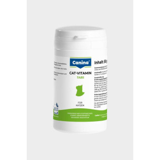 Canina Cat Vitamin Tabs Мультивитаминный комплекс для котят и взрослых кошек для укрепления организма (100 шт - 50 г)