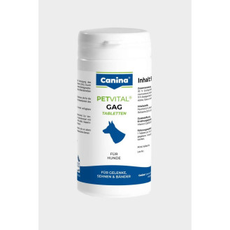 Canina Petvital GAG Tabletten Глюкозамин для взрослых и пожилых собак для связок, хрящей и сухожилий (180 шт - 180 г)