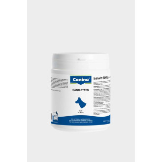 Canina Caniletten Tabletten Комплес витаминов и минералов для щенков и взрослых собак для укрепления иммунитета (150 шт - 300 г)