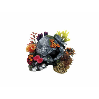 Nobby Aqua Ornaments Coral Reef Декор для аквариума Китайский кувшин с кораллами (22,5 см)