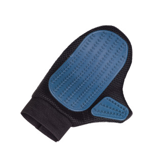 Nobby Glove Double-Sided Grooming Двухсторонняя массажная рукавица для деликатного ухода за шерстью собак и котов (Black)