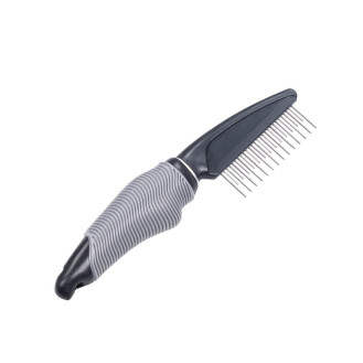 Nobby Starline Comb Short & Long Эргономичный гребешок для собак и котов с длинной шерстью и густым подшерстком (15 см)
