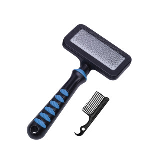 Nobby Comfort Line Slicker Brush & Comb Пуходёрка с гребешком для длинношёрстных собак и кошек (15 х 10 х 4 см)