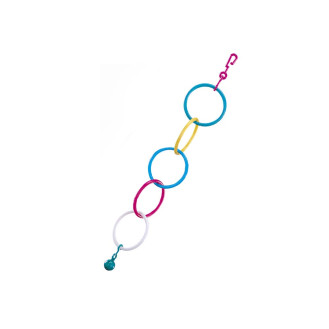 Nobby Parrot Toy Climbing Игрушка для попугаев Кольца с колокольчиком (Ø 4 х 14 см)