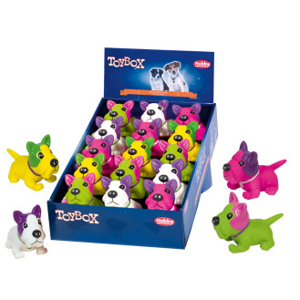 Nobby Latex Игрушка для маленьких собак ToyBox Весёлые Собачки с пищалкой (12,5 см)
