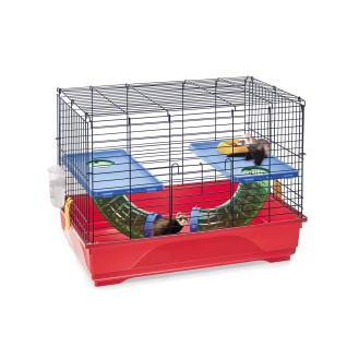 Imac Ferret Flat Двухэтажная клетка для хорька с туннелями (Red)