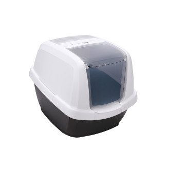Imac Maddy Закрытый туалет-домик с угольным фильтром и лопаткой в комплекте для котов (Black)