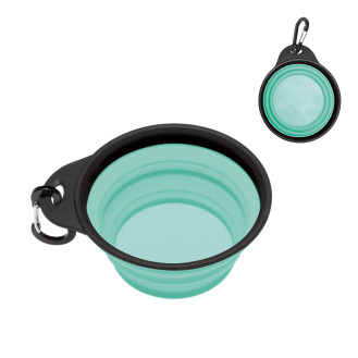 Imac Travel Bowl Silicone Дорожная складная силиконовая миска для собак и котов (Mint 380 мл)