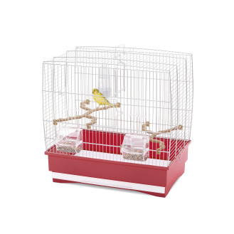 Imac Irene 2 Клетка для кенаров с жердочками и кормушками (Red)